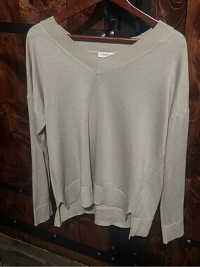 Matty M Beige Crewneck Sweater